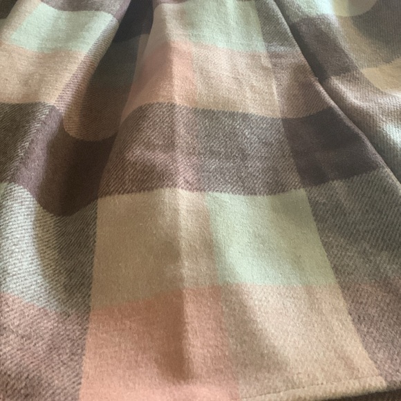 NWT Chic Wish WOOL-BLEND SKIRT PINK Size LARGE W 32” x L 25”. - Picture 3 of 5